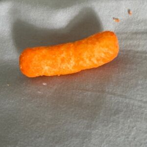 Bright Orange Snack Puff